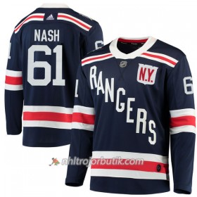 Män Ishockey New York Rangers Tröja Rick Nash 61 2018 Winter Classic Adidas Marinblå Authentic